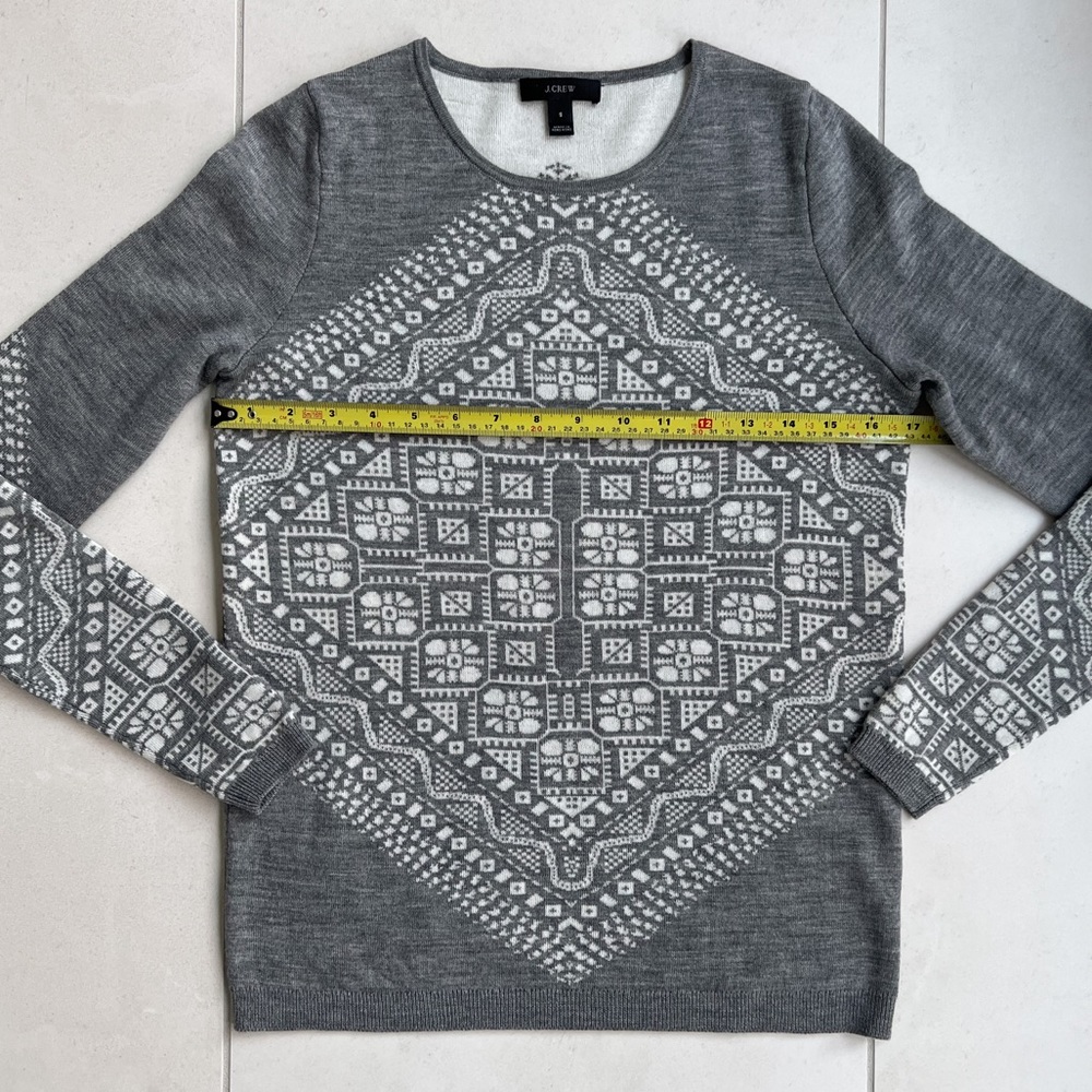 J.Crew 100% Merino Wool “Scarf” Sweater - Picture 12 of 15